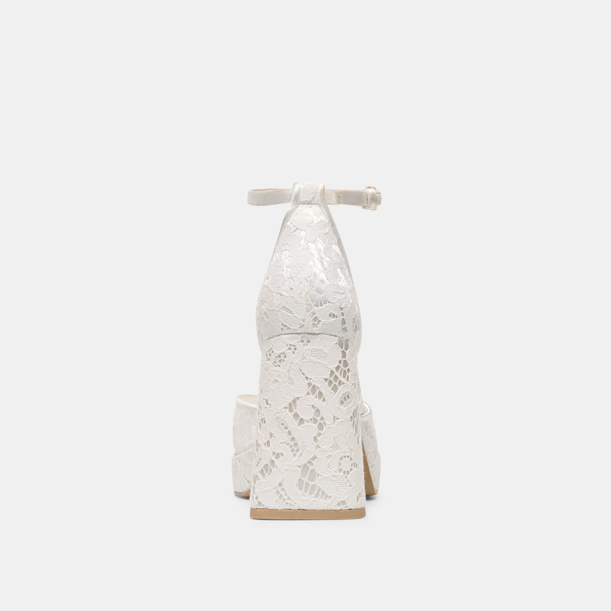 PANDRO HEELS TRUE WHITE LACE - view 7
