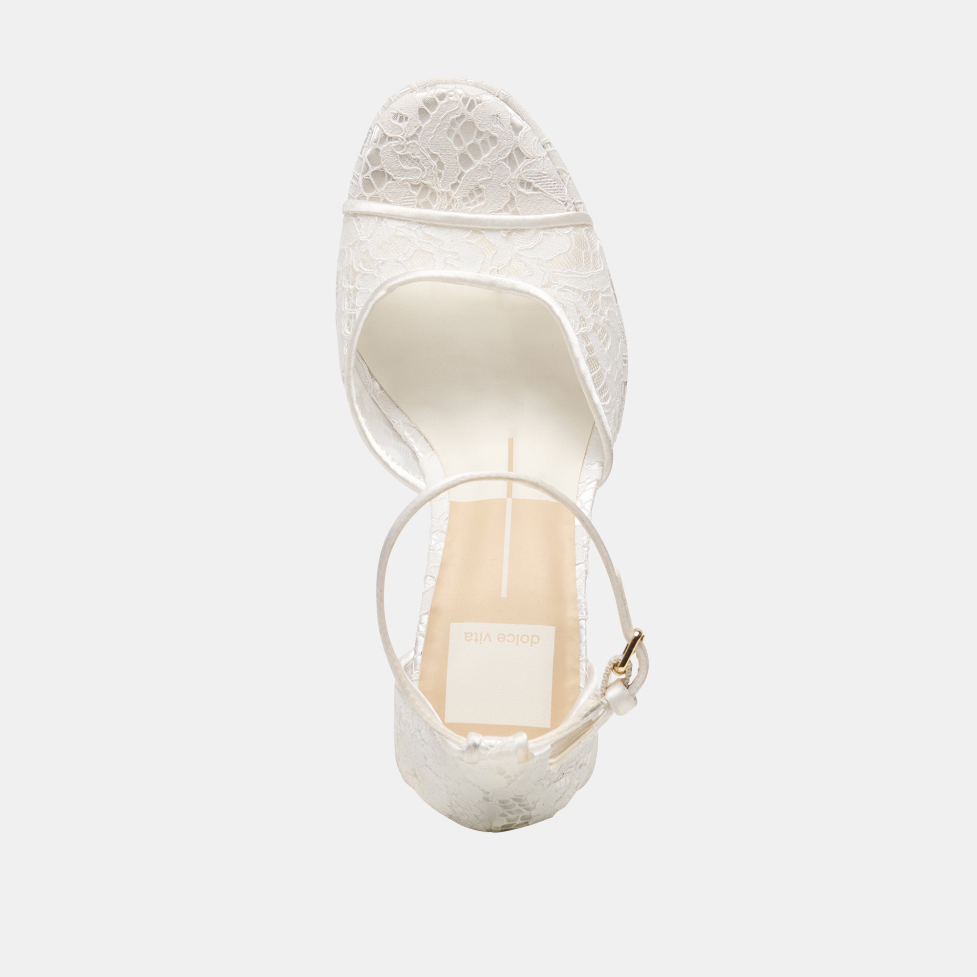 PANDRO HEELS TRUE WHITE LACE - view 8