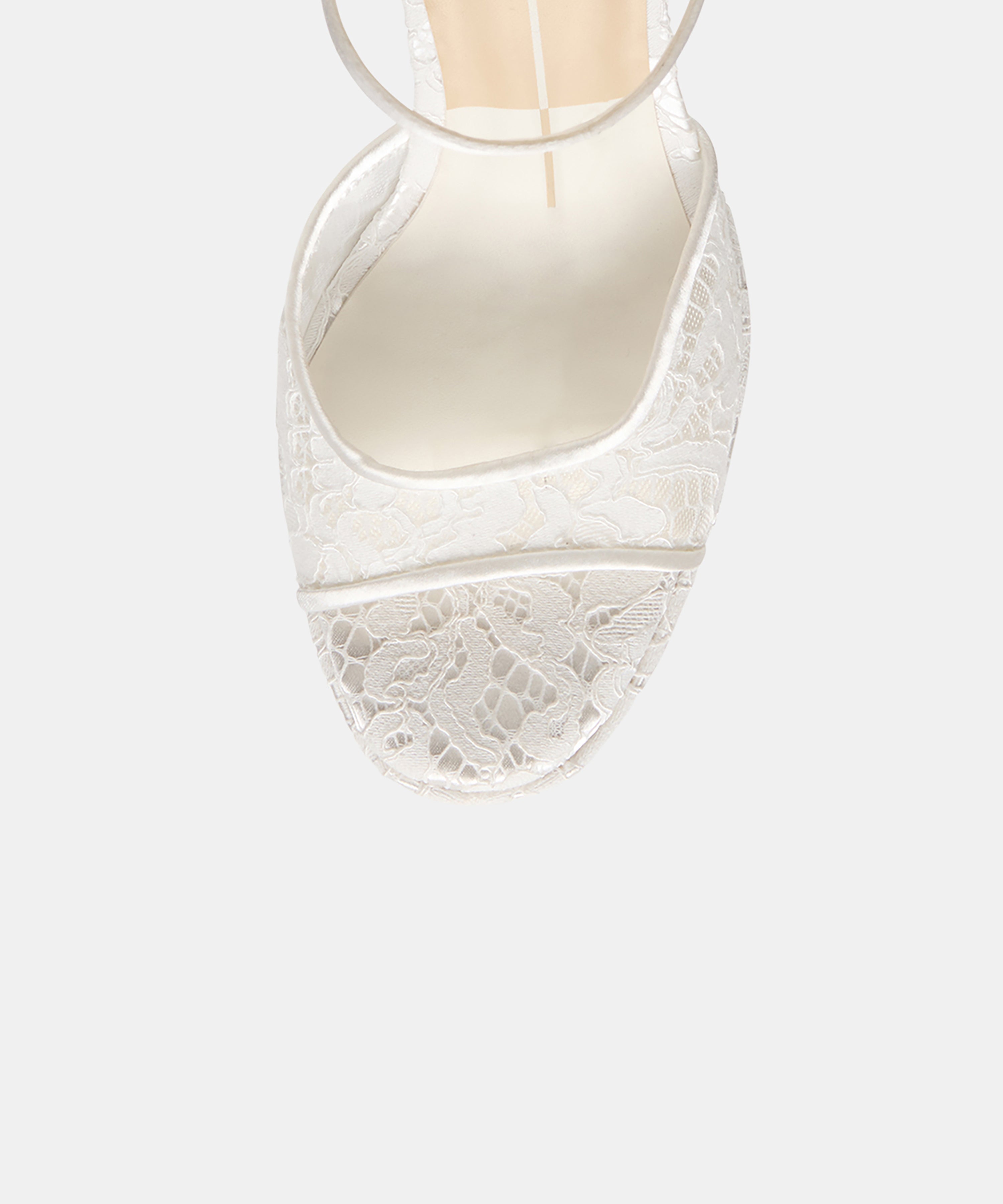 PANDRO HEELS TRUE WHITE LACE - view 4