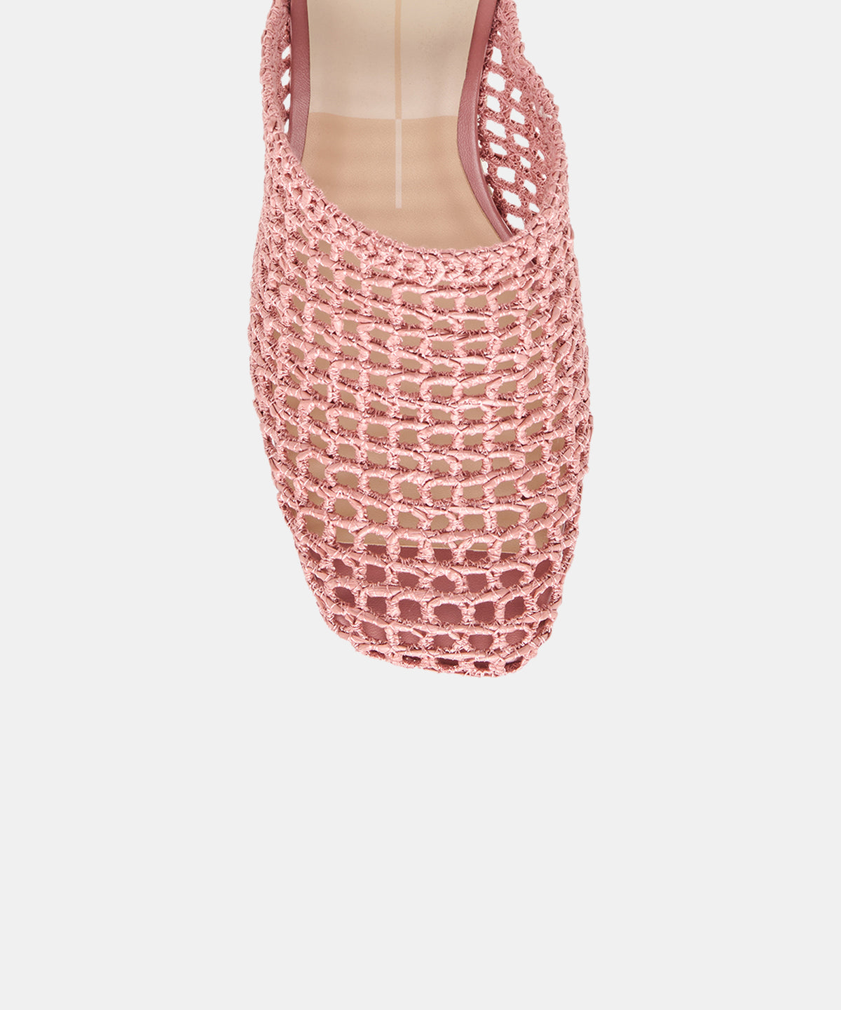 POZEY MULES PINK RAFFIA - view 3