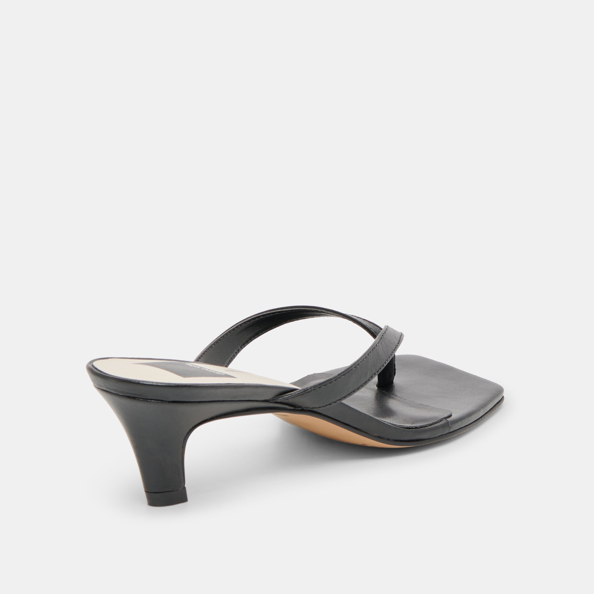 RAMIA HEELS BLACK LEATHER