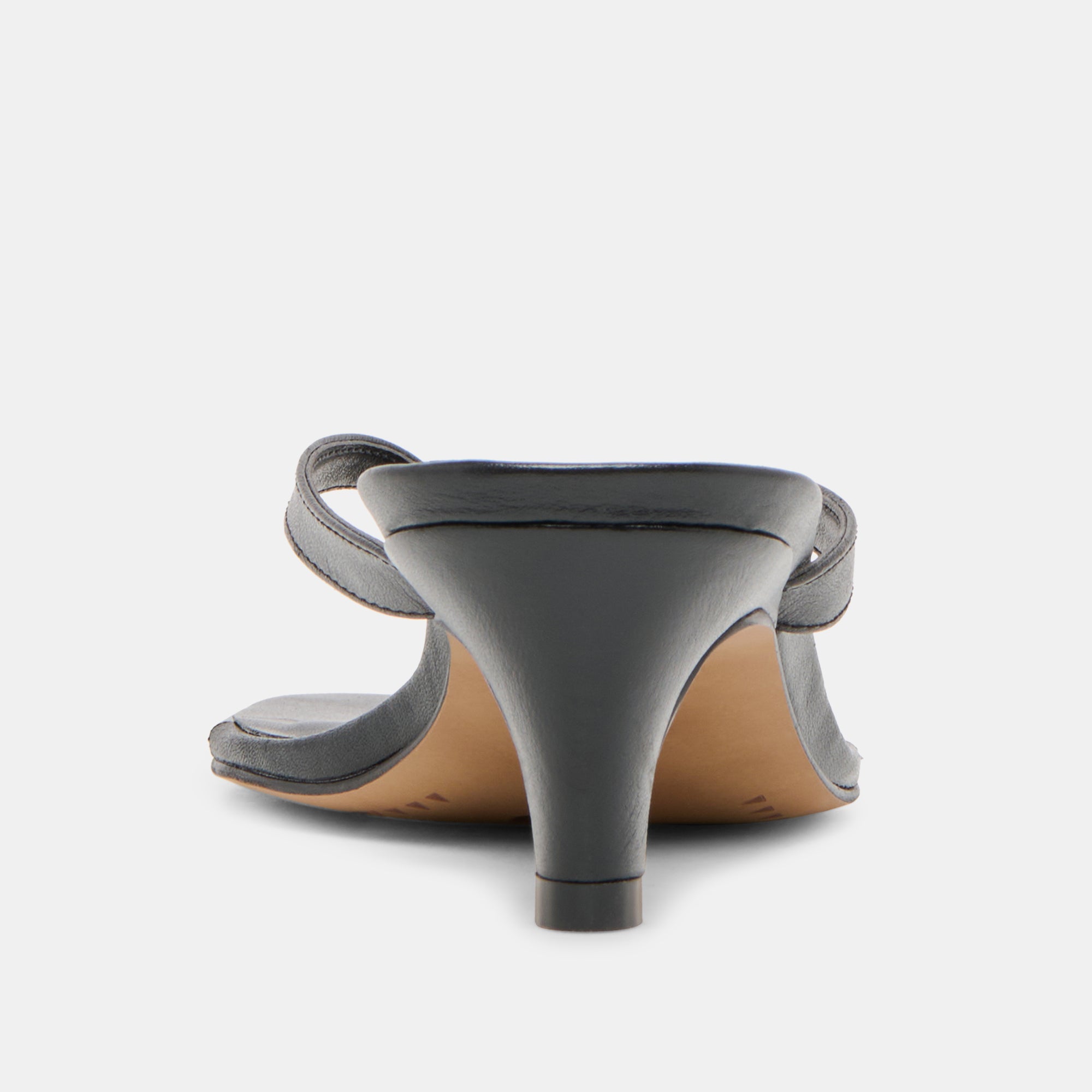 RAMIA HEELS BLACK LEATHER