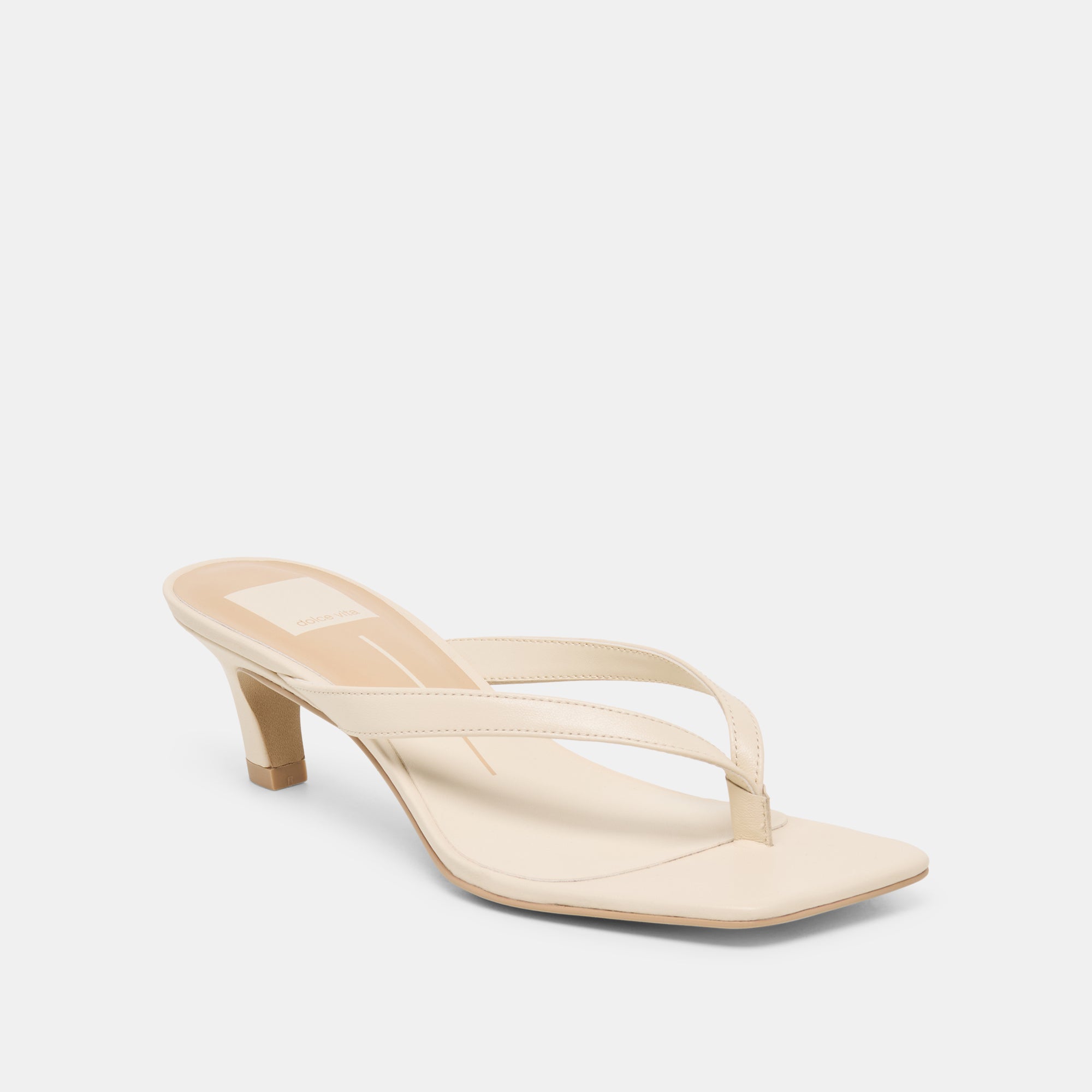 RAMIA HEELS BONE LEATHER - view 2