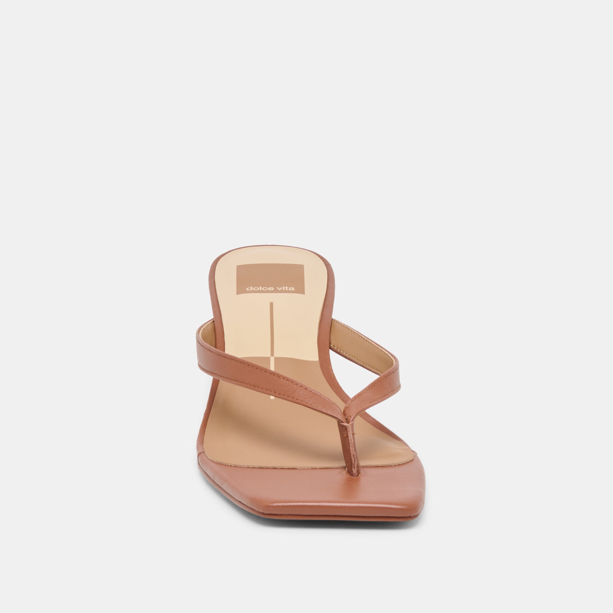 RAMIA HEELS COGNAC LEATHER