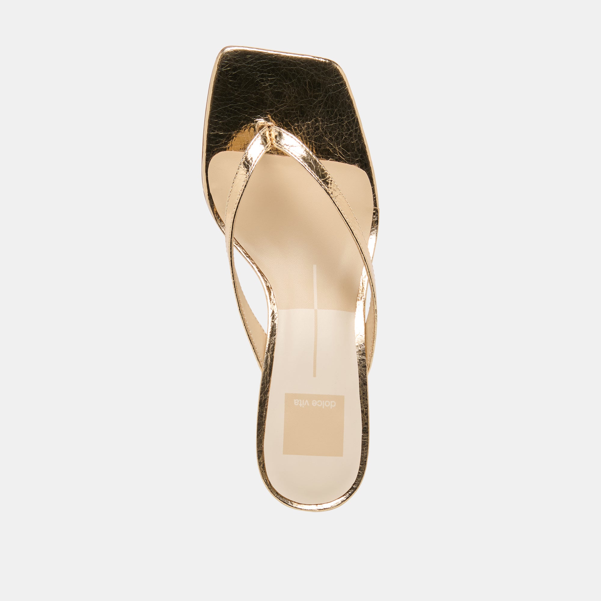 RAMIA HEELS GOLD DISTRESSED LEATHER - view 8