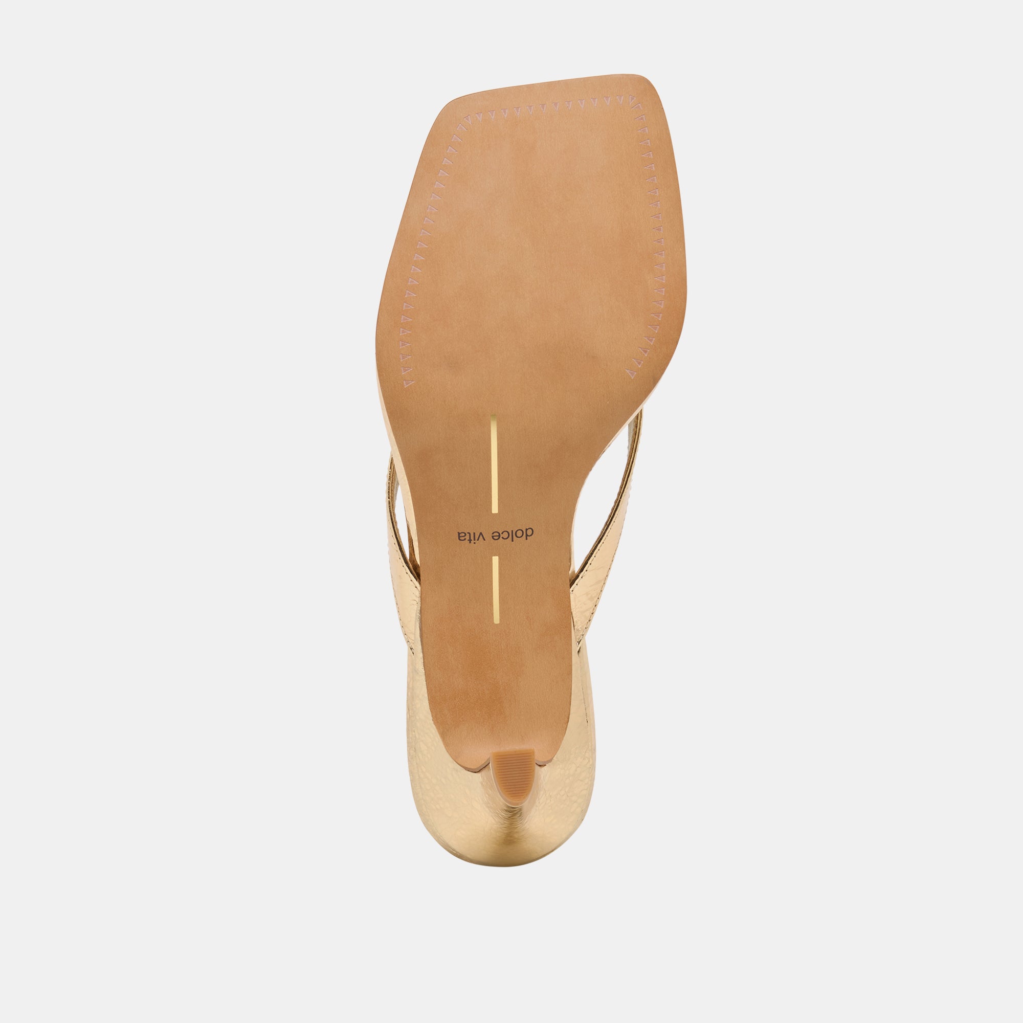 RAMIA HEELS GOLD DISTRESSED LEATHER - view 9