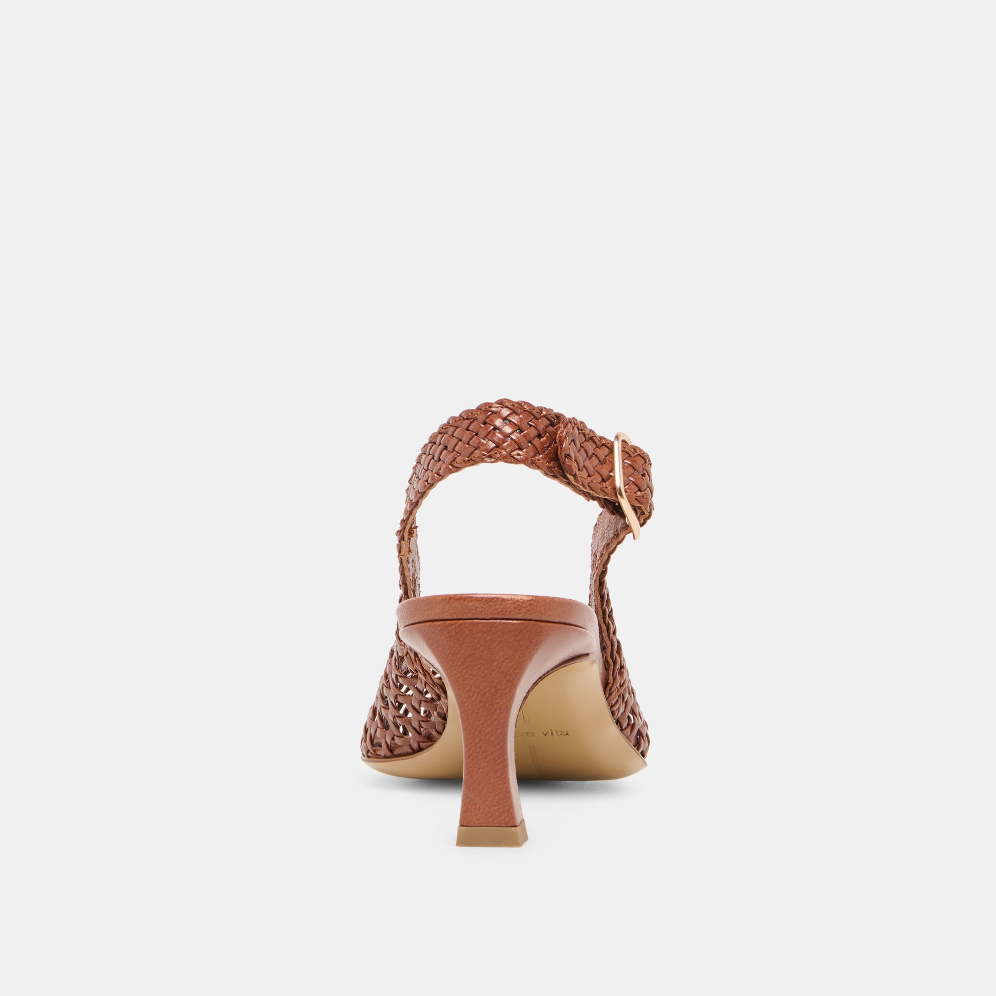 REMLA HEEL TAN WOVEN LEATHER - view 8