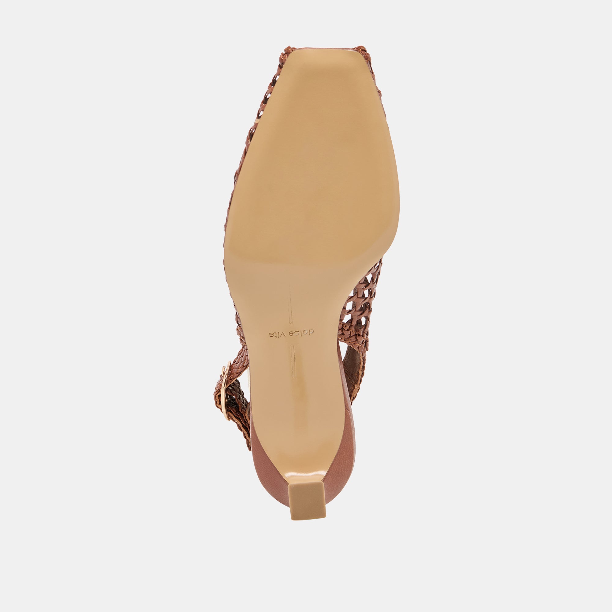 REMLA HEEL TAN WOVEN LEATHER - view 10