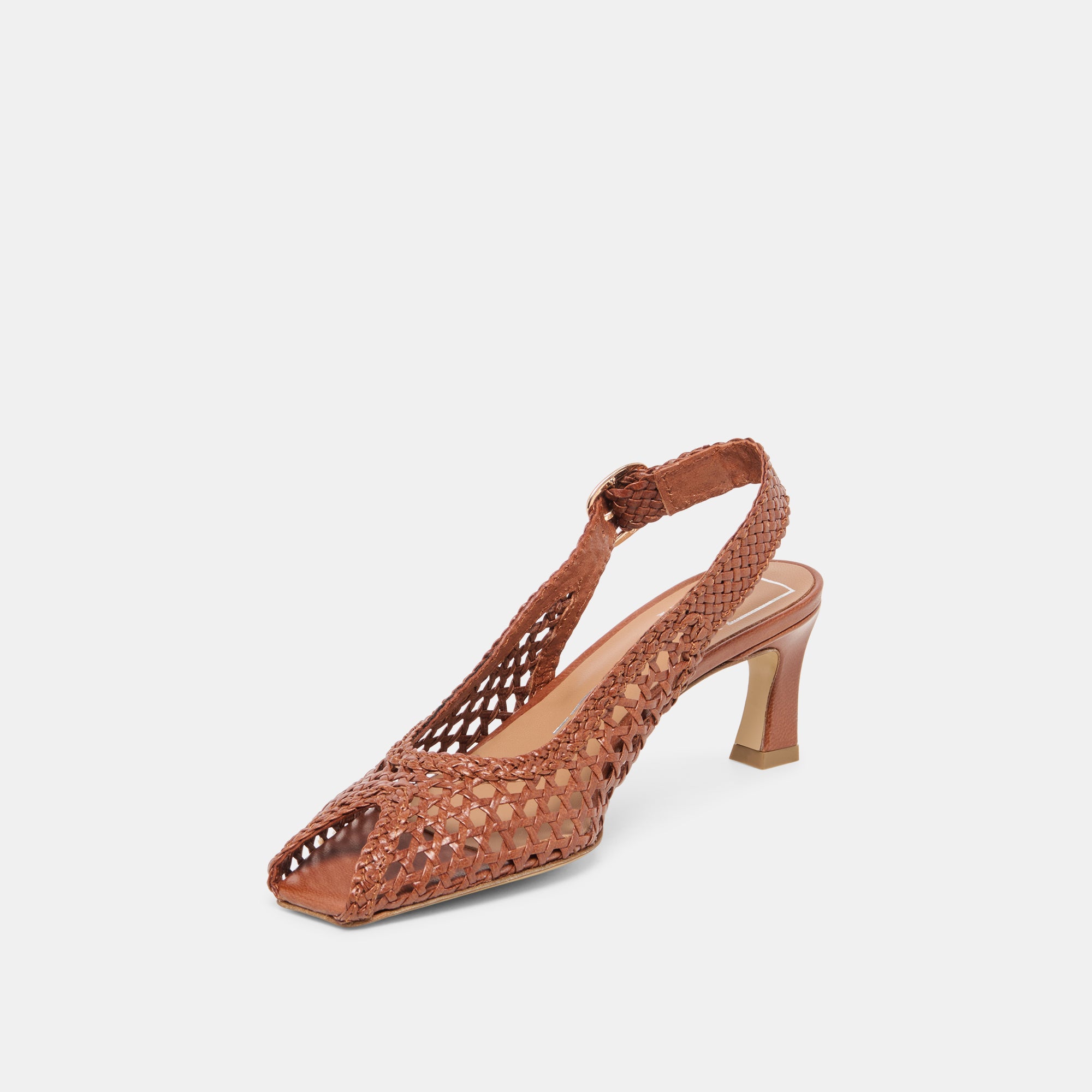 REMLA HEEL TAN WOVEN LEATHER - view 4