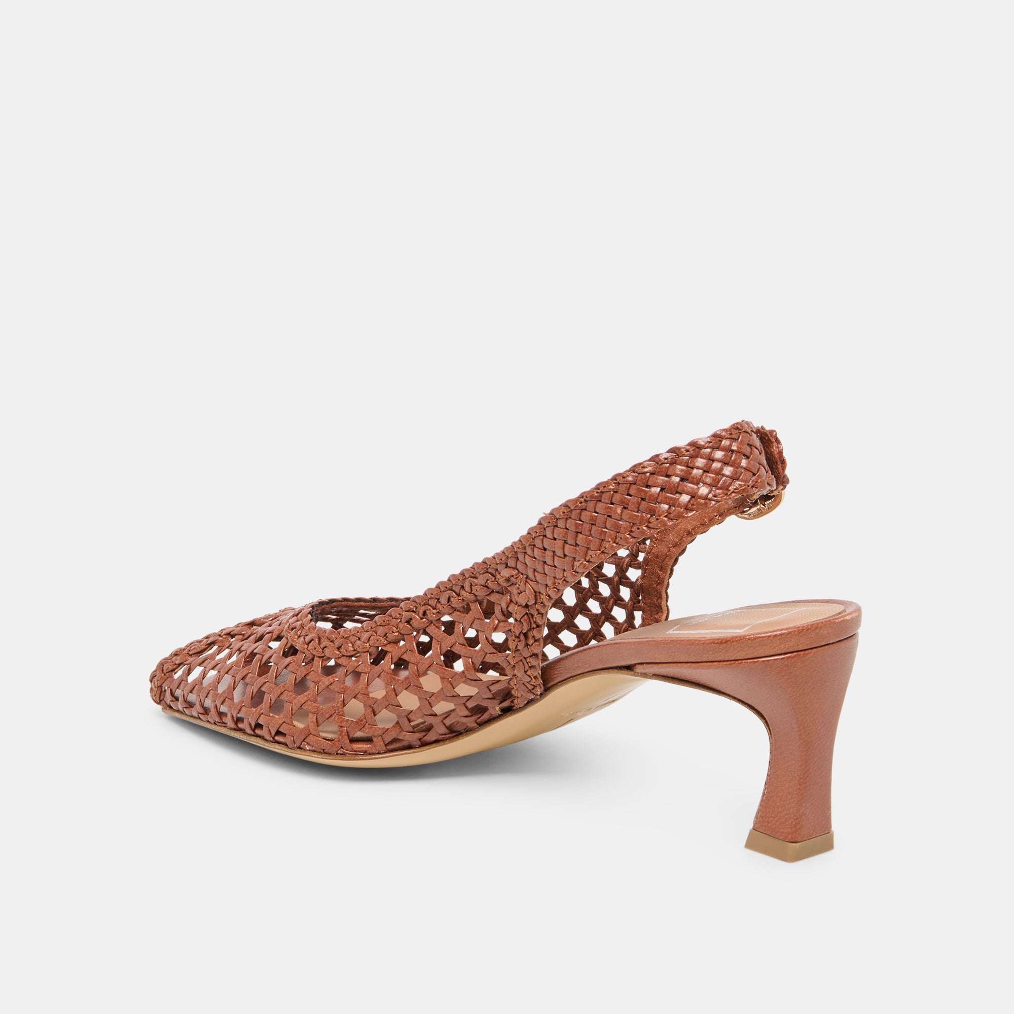 REMLA HEEL TAN WOVEN LEATHER - view 5