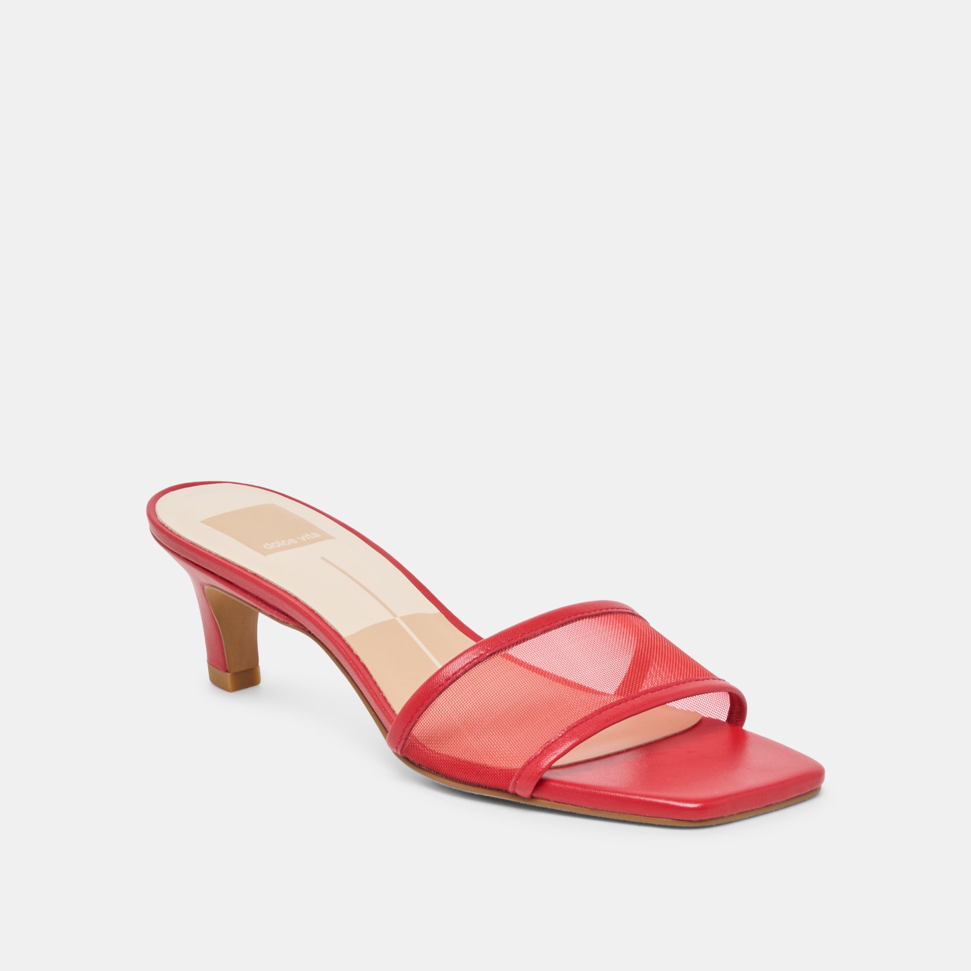 REXA MESH HEELS CHERRY MESH