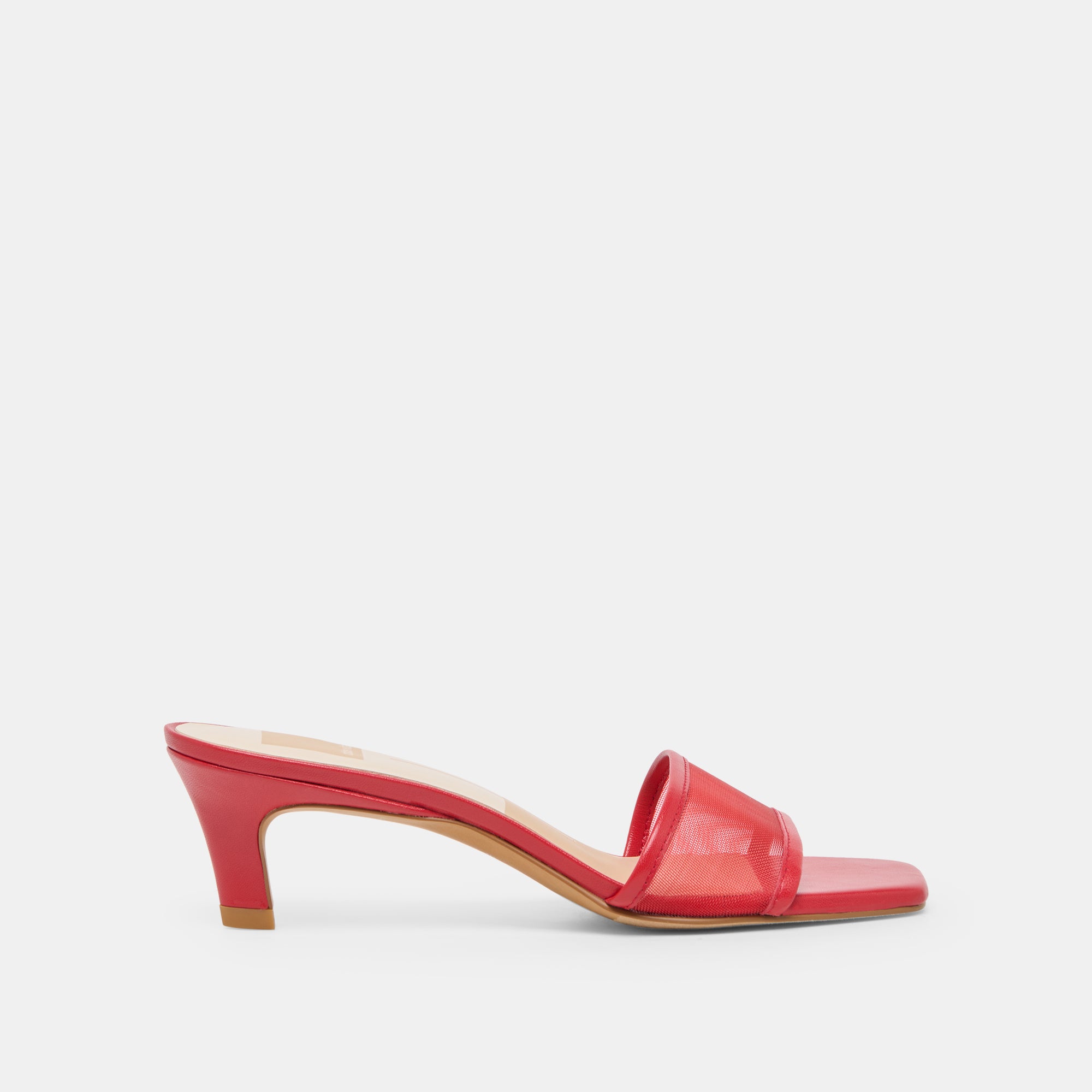 Rexa Mesh Cherry Mesh Heels | Dolce Vita