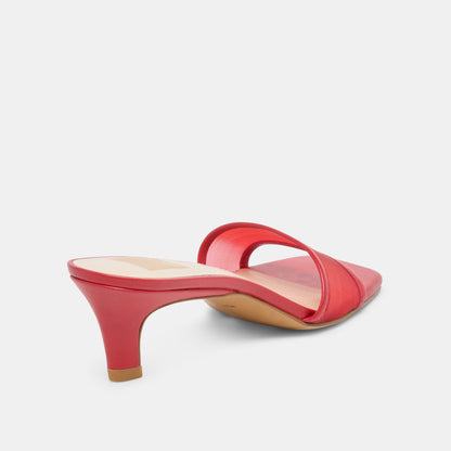 REXA MESH HEELS CHERRY MESH