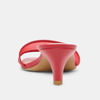 REXA MESH HEELS CHERRY MESH