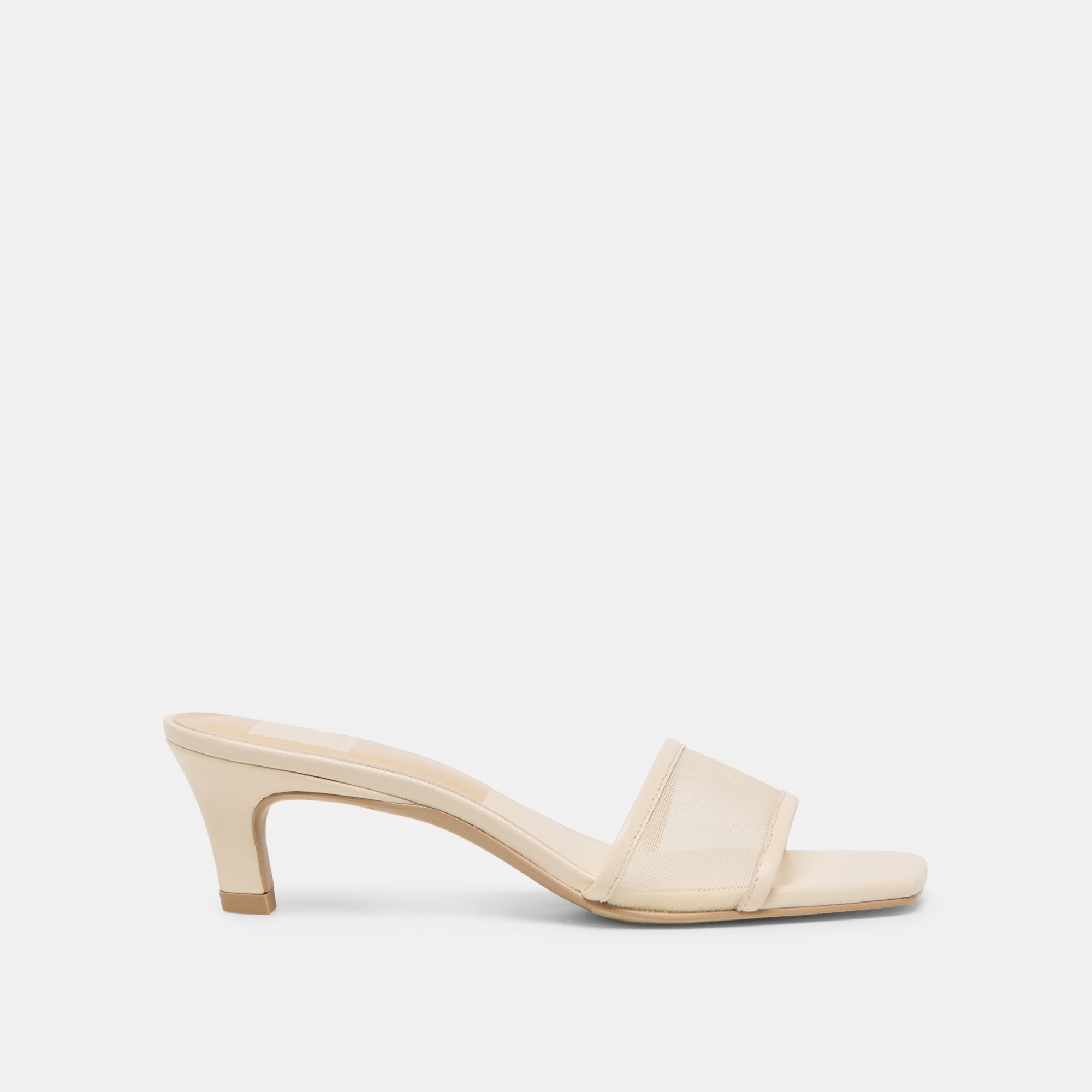 Rexa Mesh Creme Mesh Heels | Dolce Vita