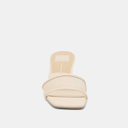 REXA MESH HEELS CREME MESH