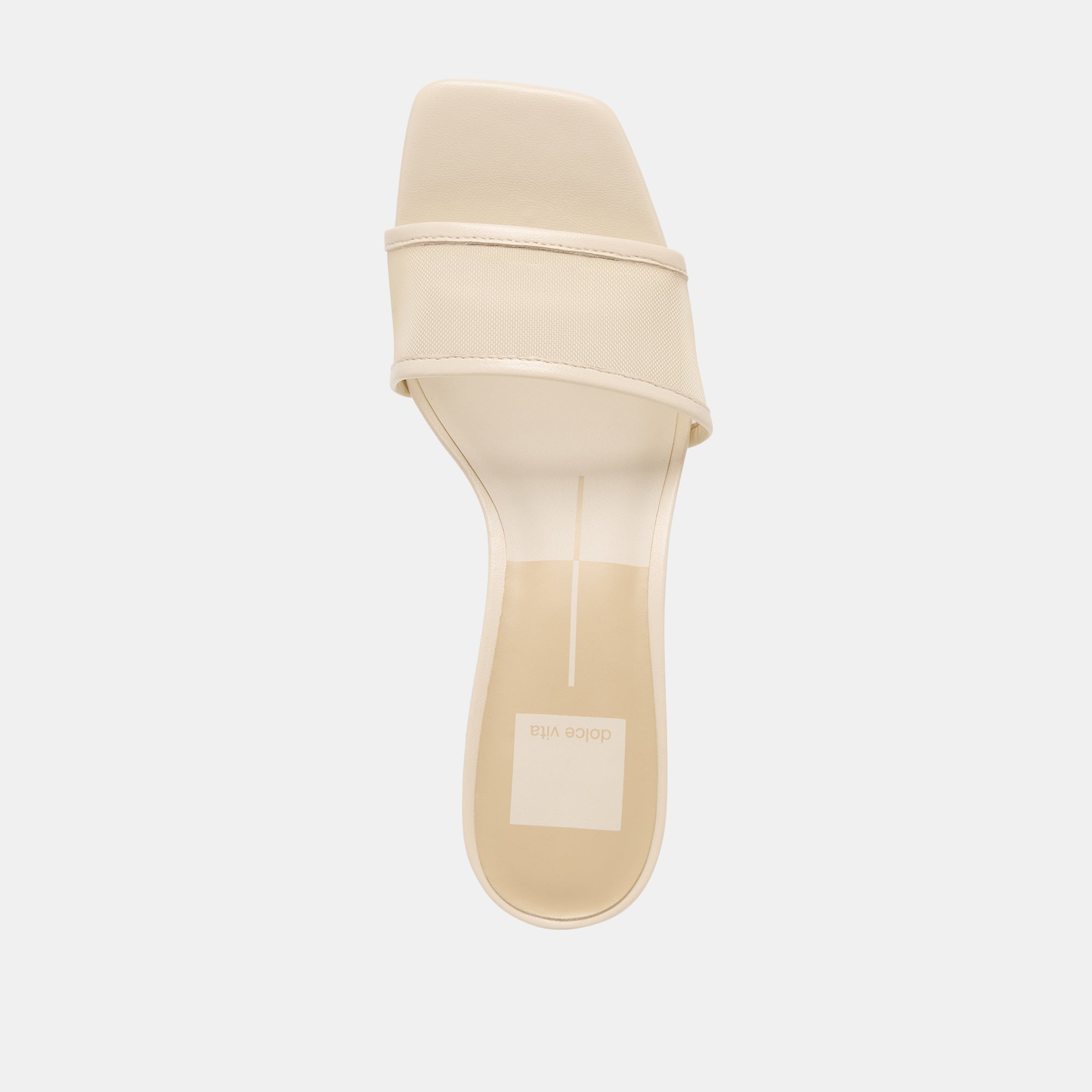 REXA MESH HEELS CREME MESH