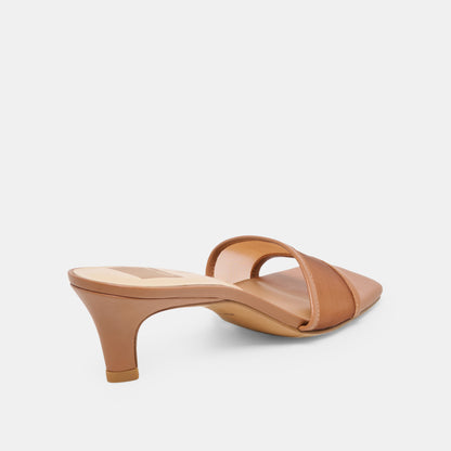 REXA MESH HEELS CARAMEL MESH