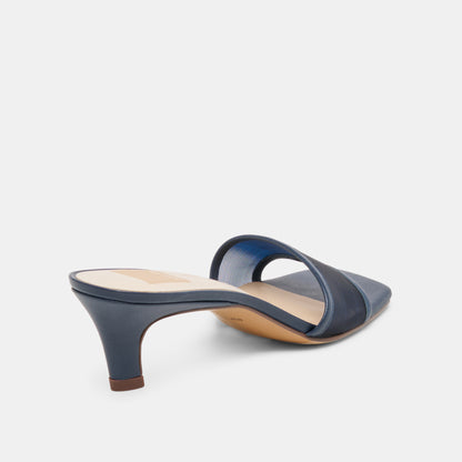 REXA MESH HEELS NAVY MESH