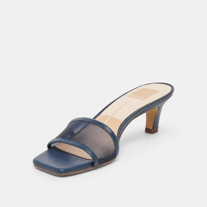 REXA MESH HEELS NAVY MESH