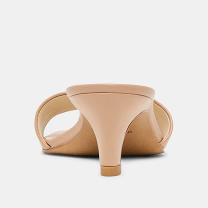 REXA HEELS LIGHT TAN LEATHER