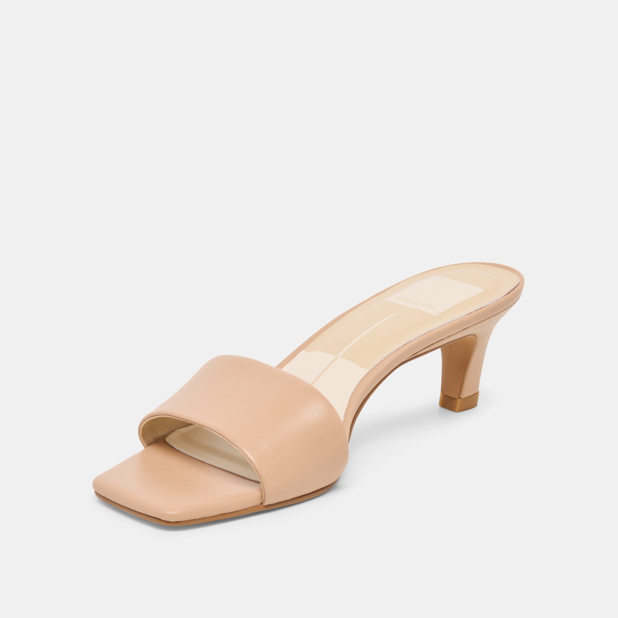 REXA HEELS LIGHT TAN LEATHER