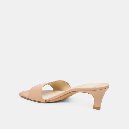 REXA HEELS LIGHT TAN LEATHER
