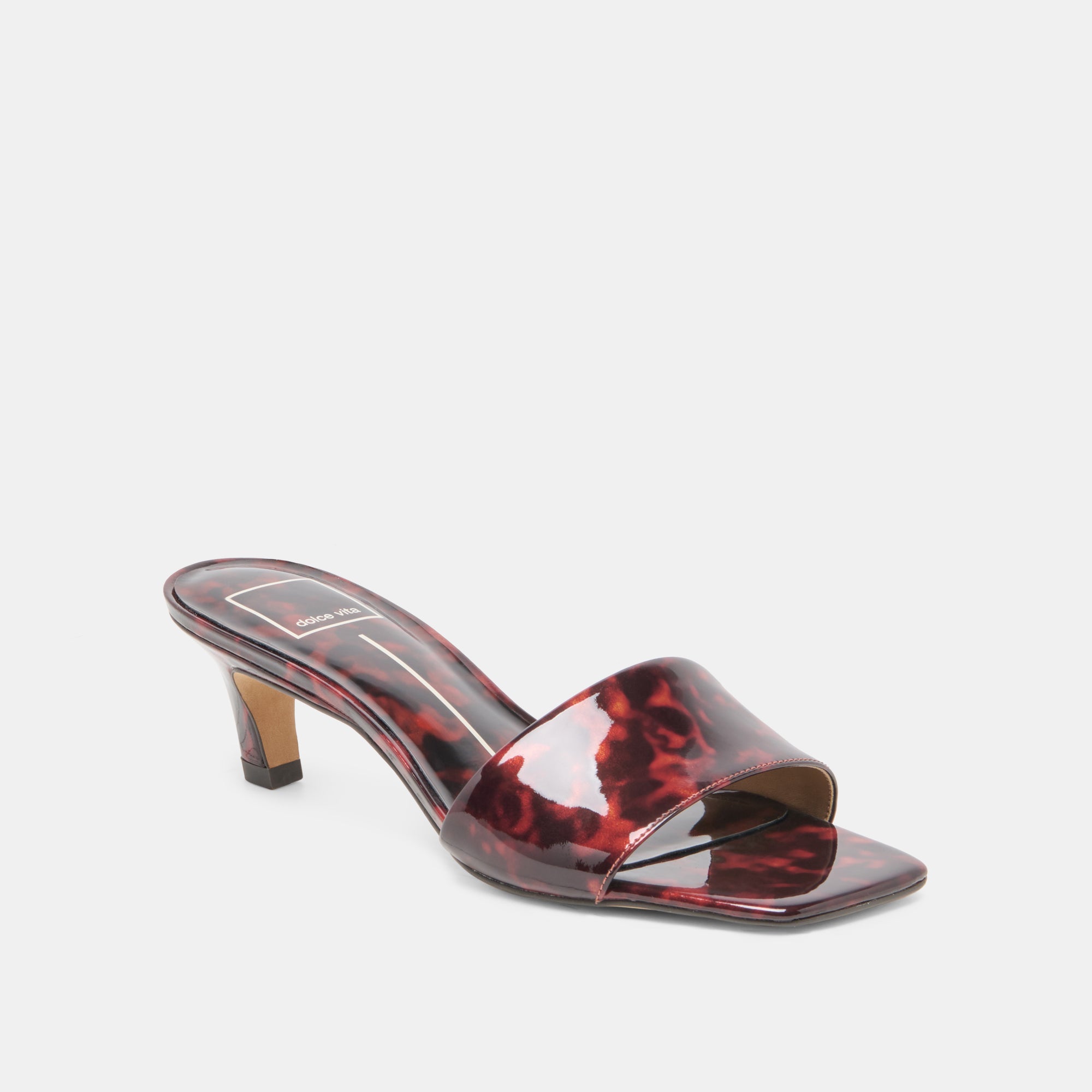 REXA HEELS TORTOISE PATENT LEATHER - view 2