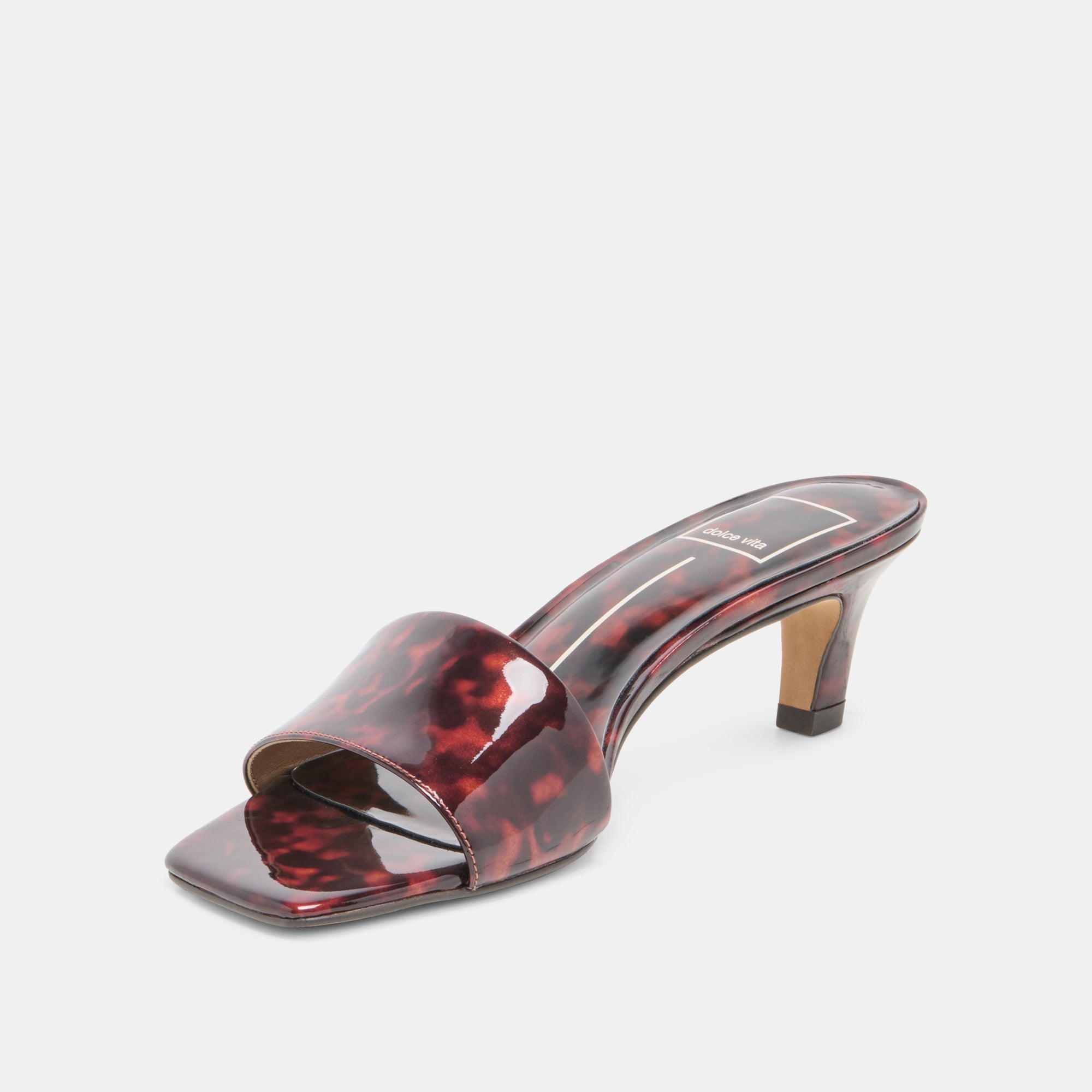 REXA HEELS TORTOISE PATENT LEATHER - view 4