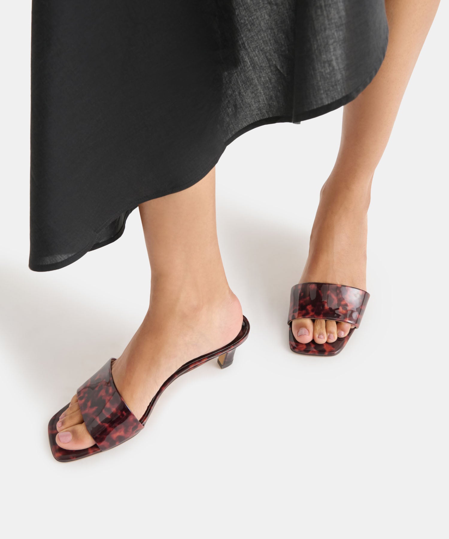 REXA HEELS TORTOISE PATENT LEATHER - view 2