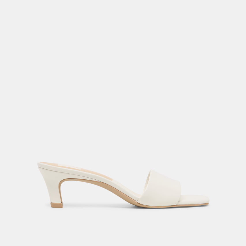 REXA HEELS TRUE WHITE LEATHER