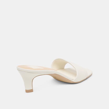 REXA HEELS TRUE WHITE LEATHER