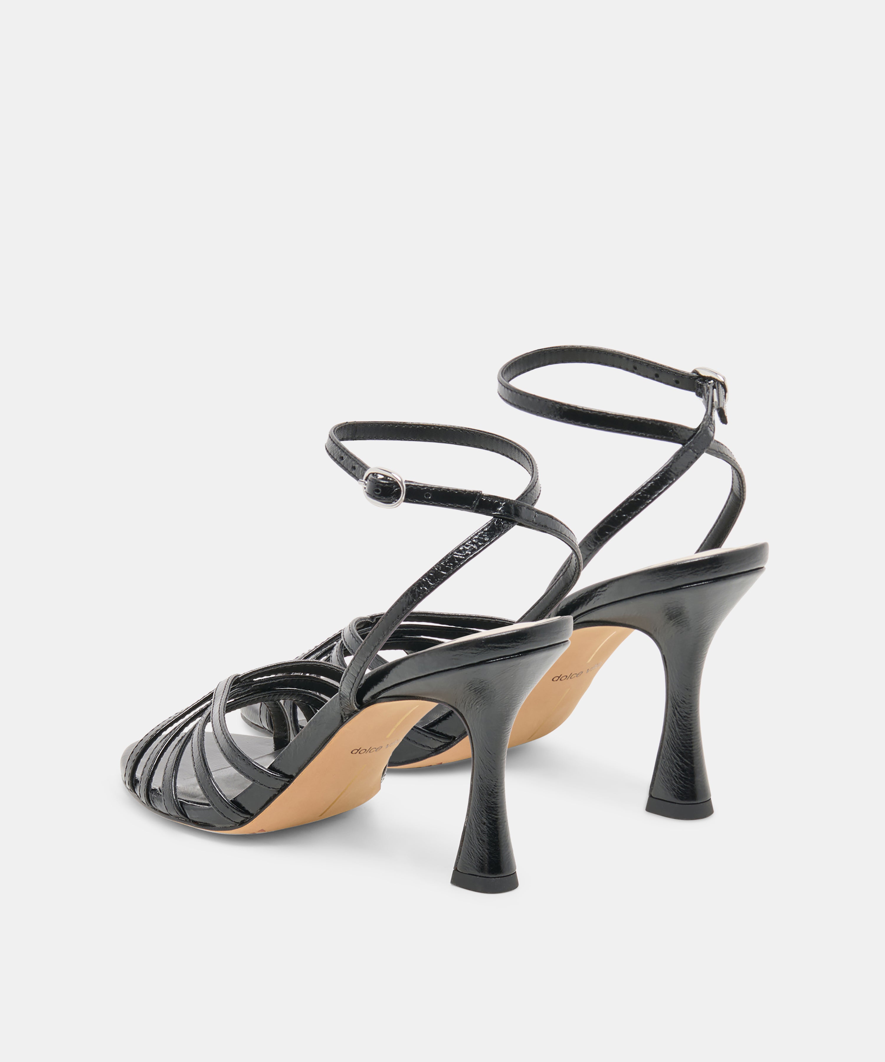 RIKI HEELS BLACK LEATHER - view 4