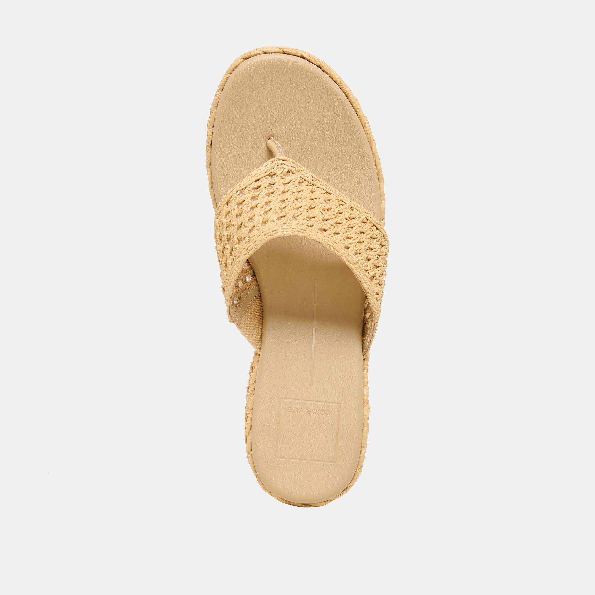 RIPPLE HEELS LT NATURAL RAFFIA