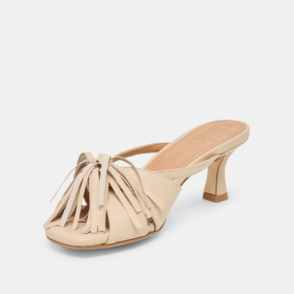 ROSALY HEELS SAND LEATHER