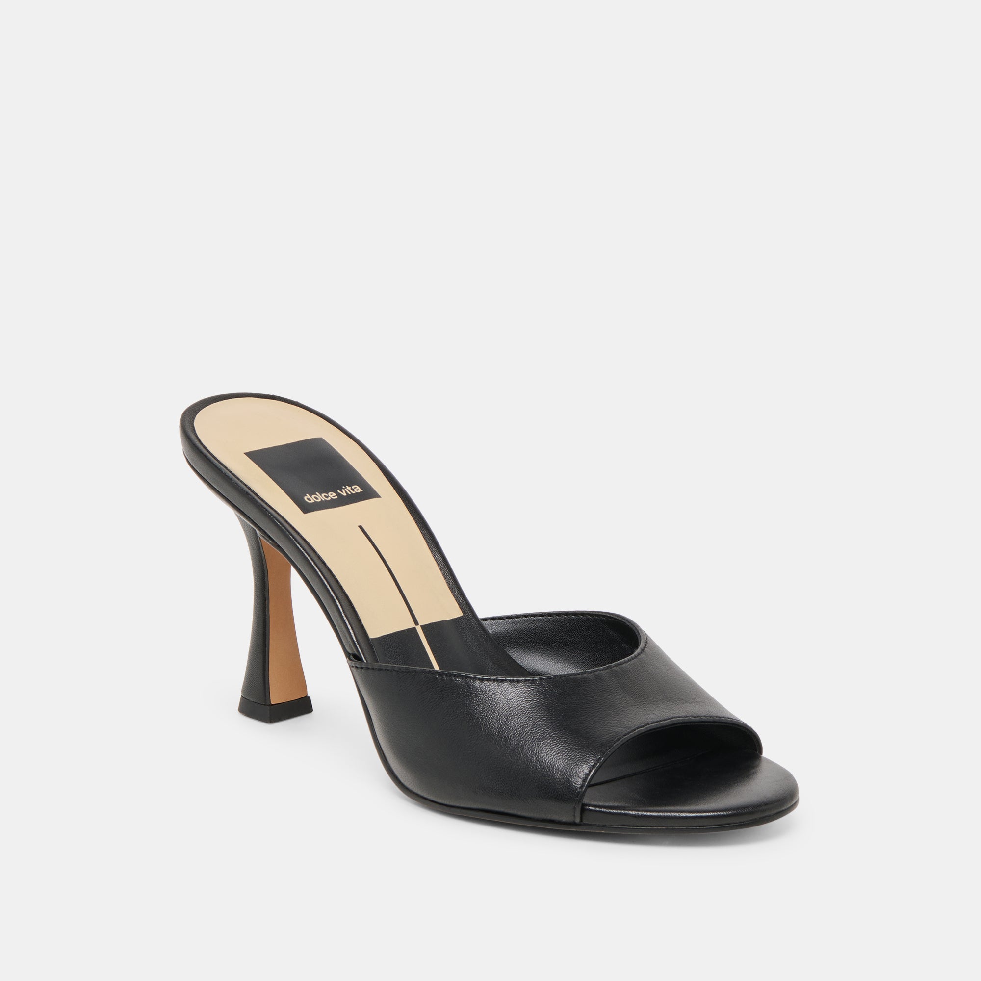 ROSHA HEELS BLACK LEATHER - view 2