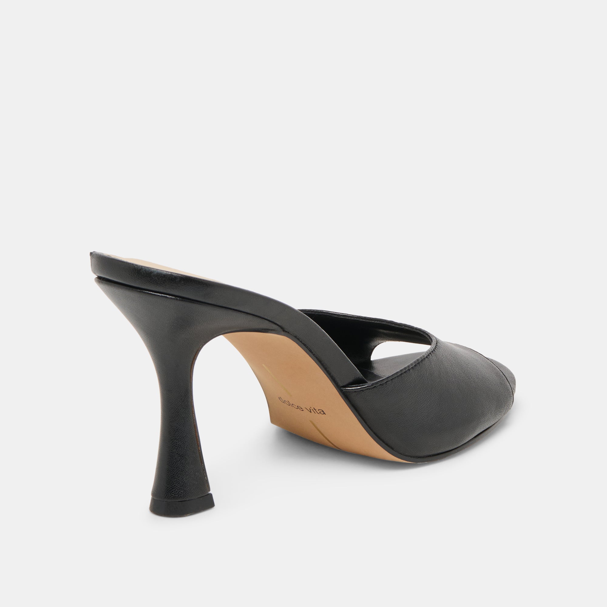 ROSHA HEELS BLACK LEATHER - view 3