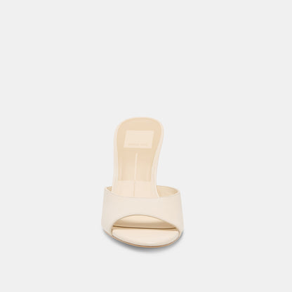 ROSHA HEELS BONE LEATHER