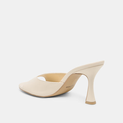 ROSHA HEELS BONE LEATHER