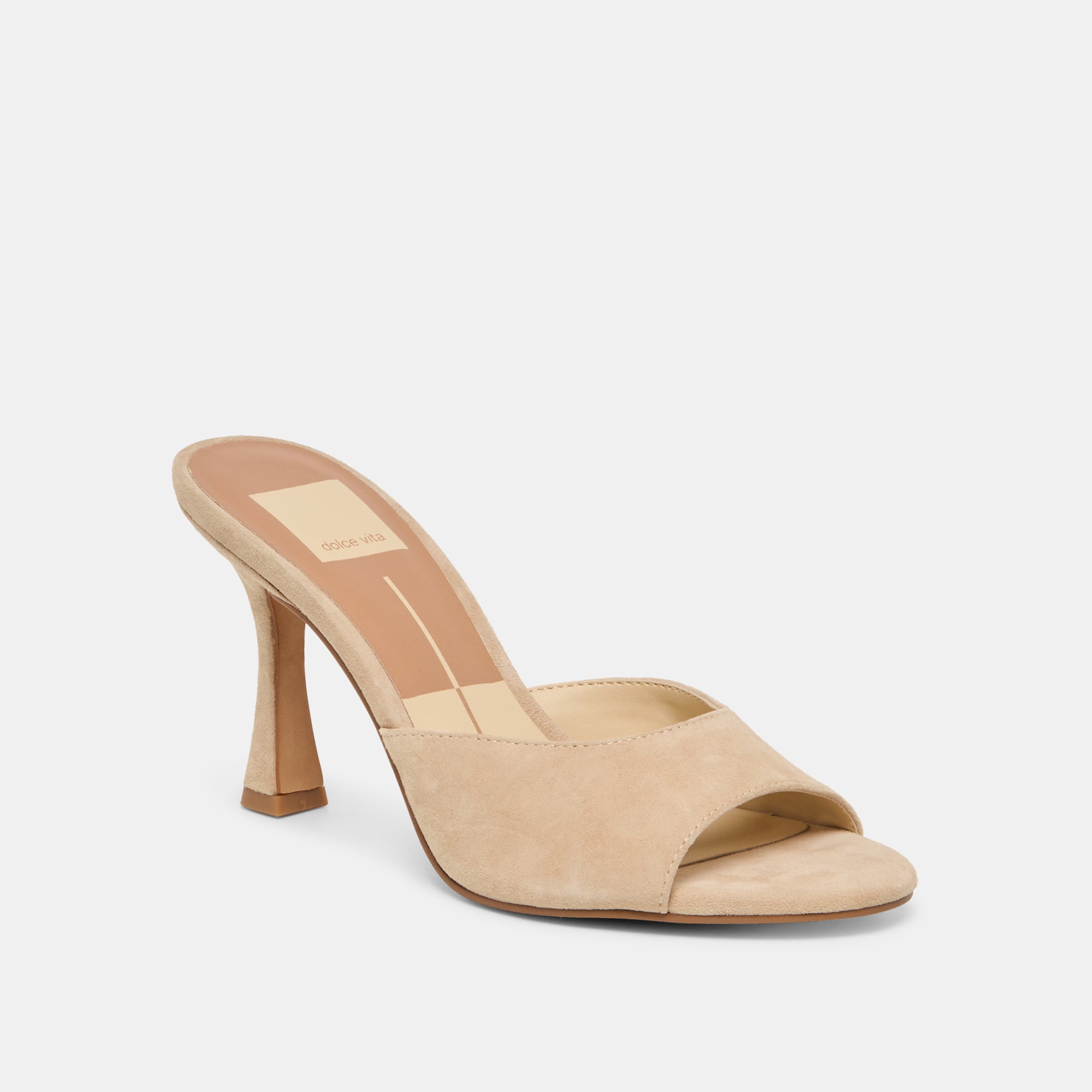 ROSHA HEELS CAMEL SUEDE - view 2