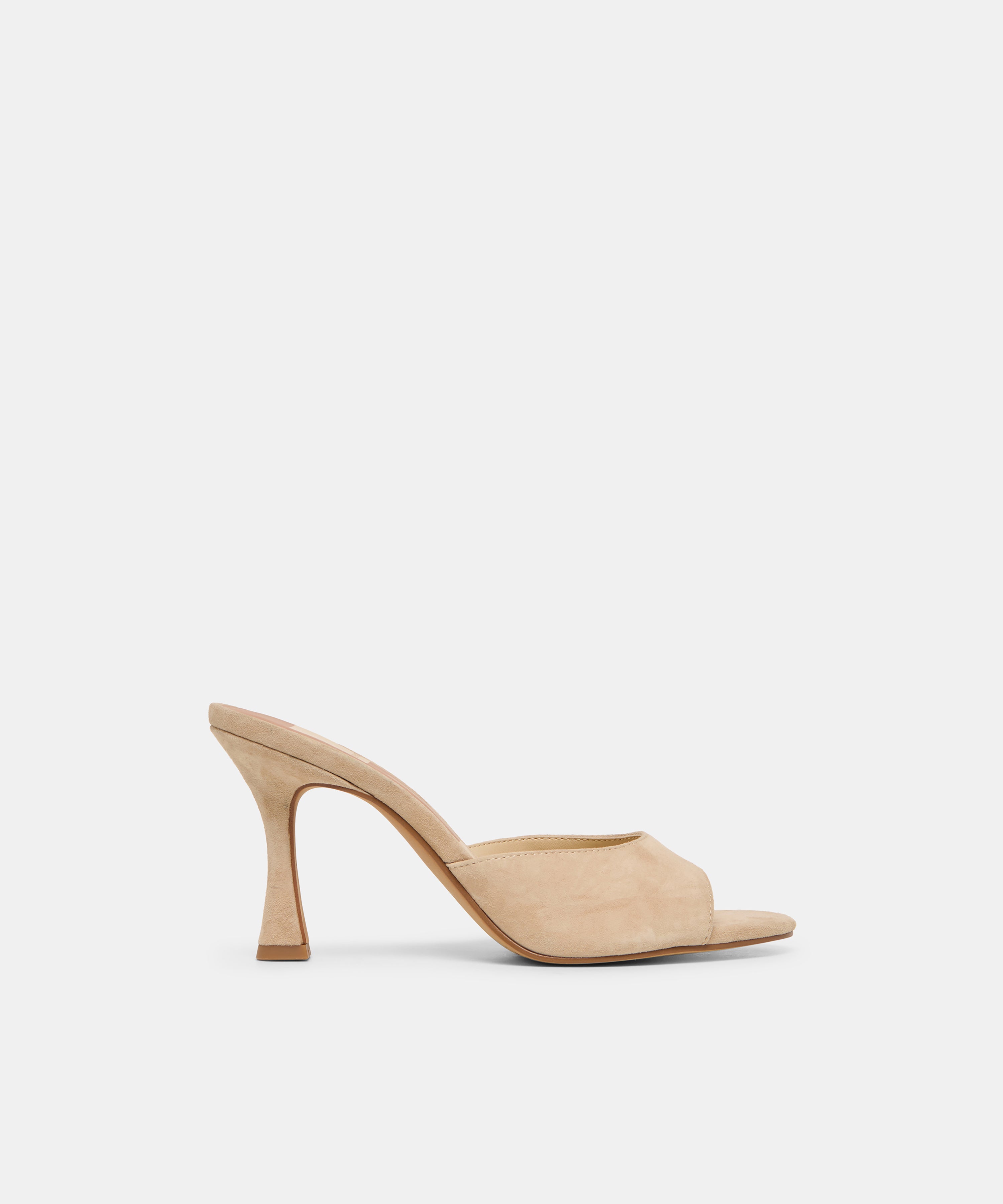 ROSHA HEELS CAMEL SUEDE