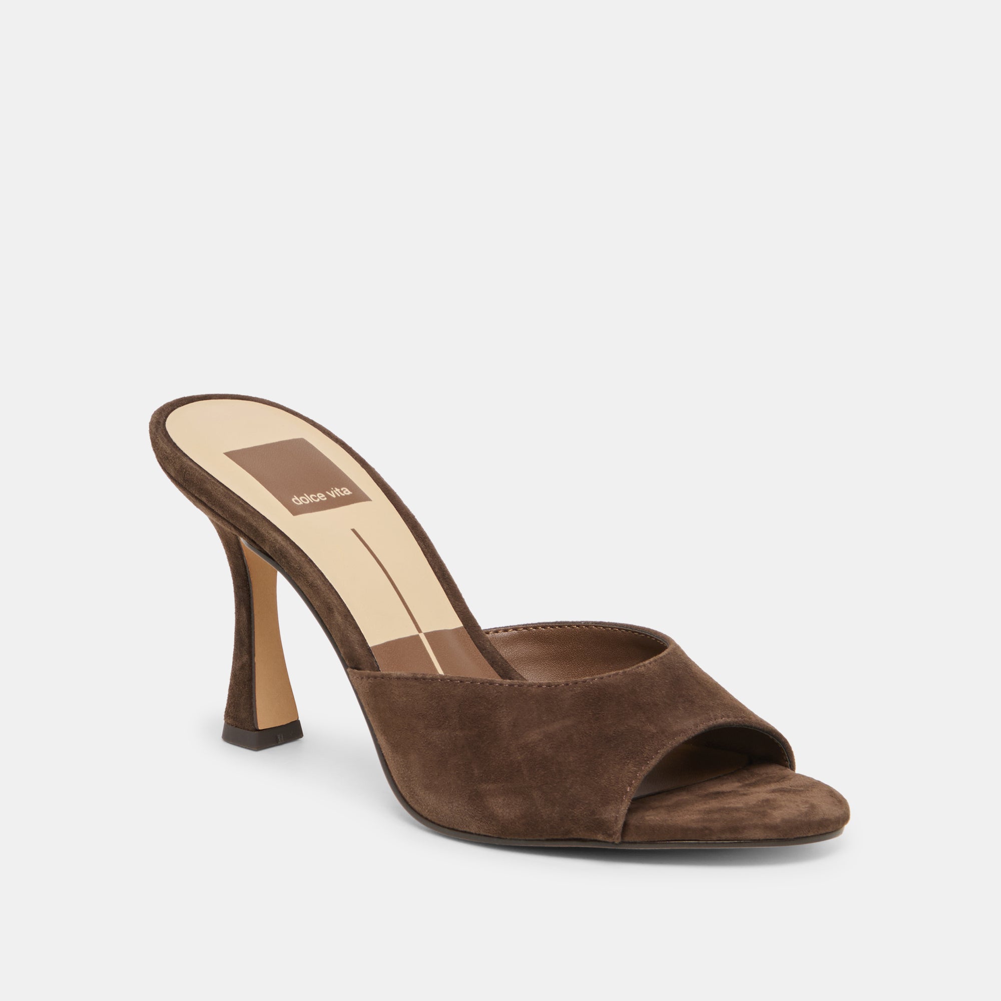 ROSHA HEELS DK BROWN SUEDE - view 2
