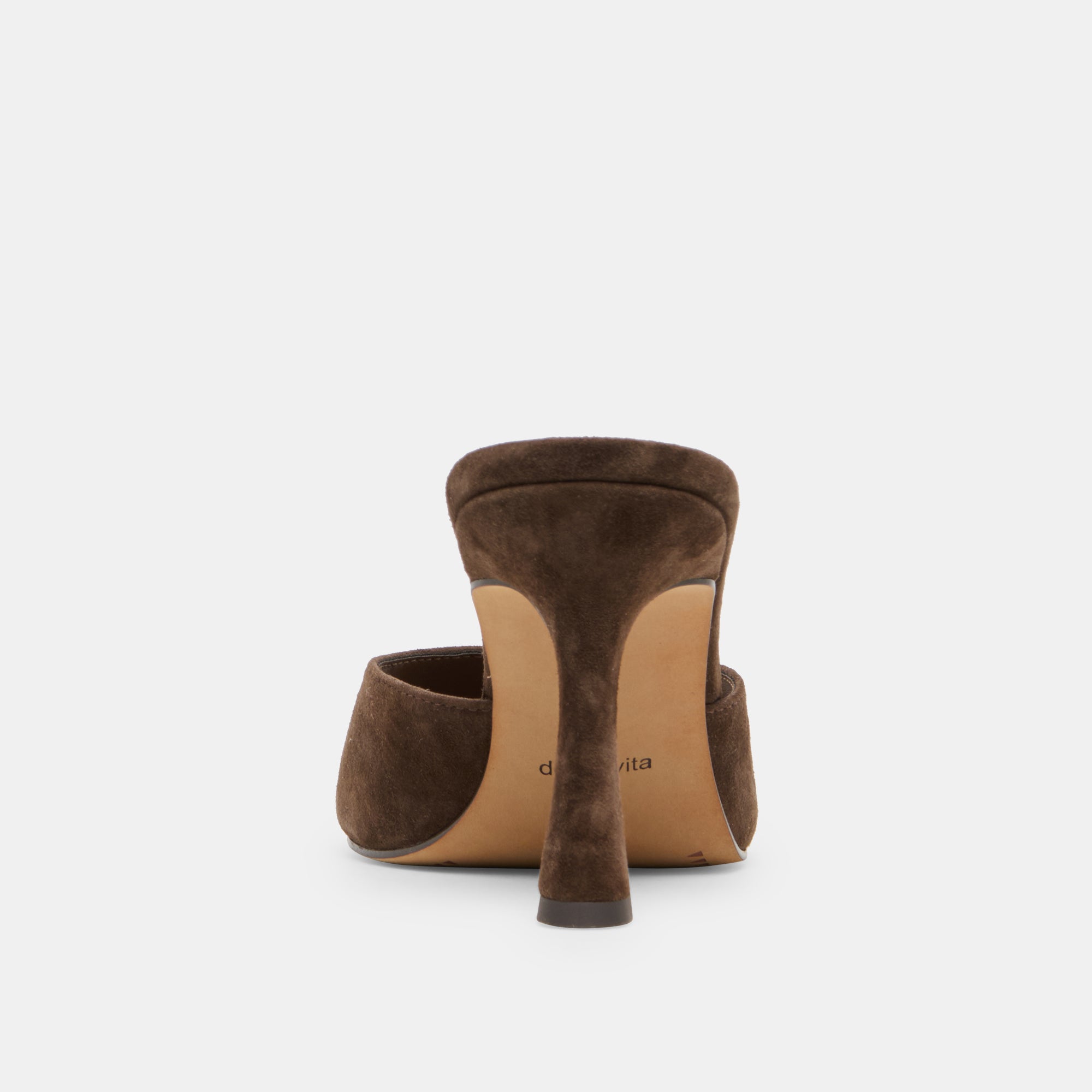 ROSHA HEELS DK BROWN SUEDE - view 7