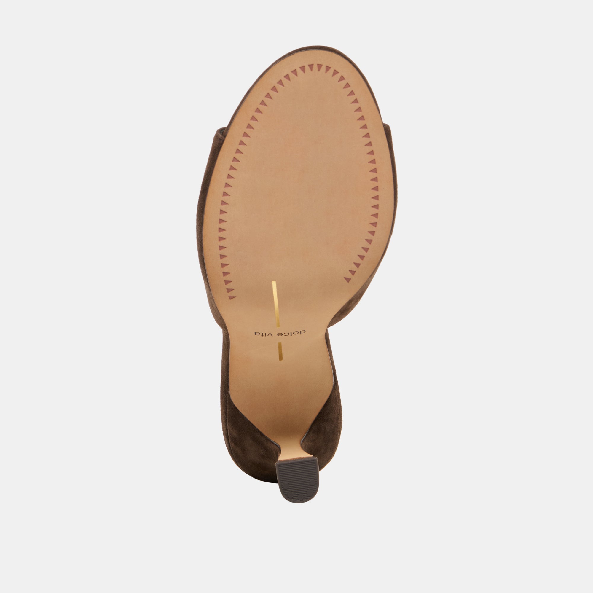 ROSHA HEELS DK BROWN SUEDE - view 9