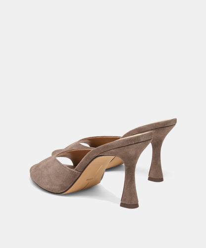 ROSHA HEELS DOVE SUEDE