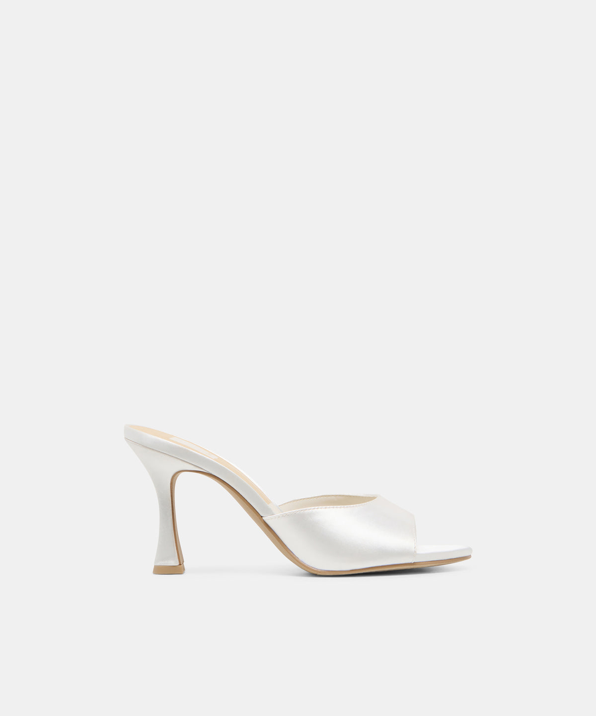 Rosha True White Satin Heels | Dolce Vita