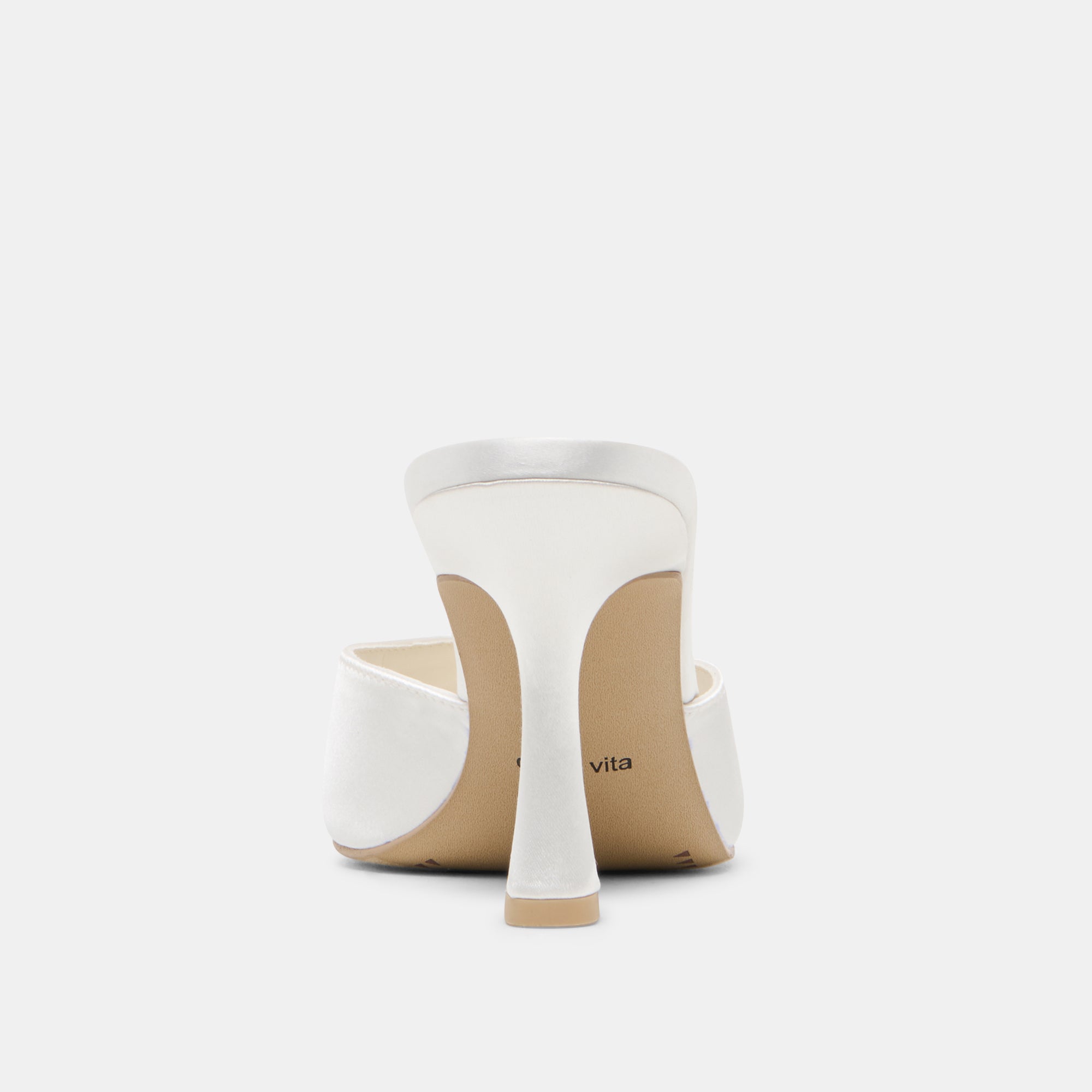 ROSHA HEELS TRUE WHITE SATIN - view 9