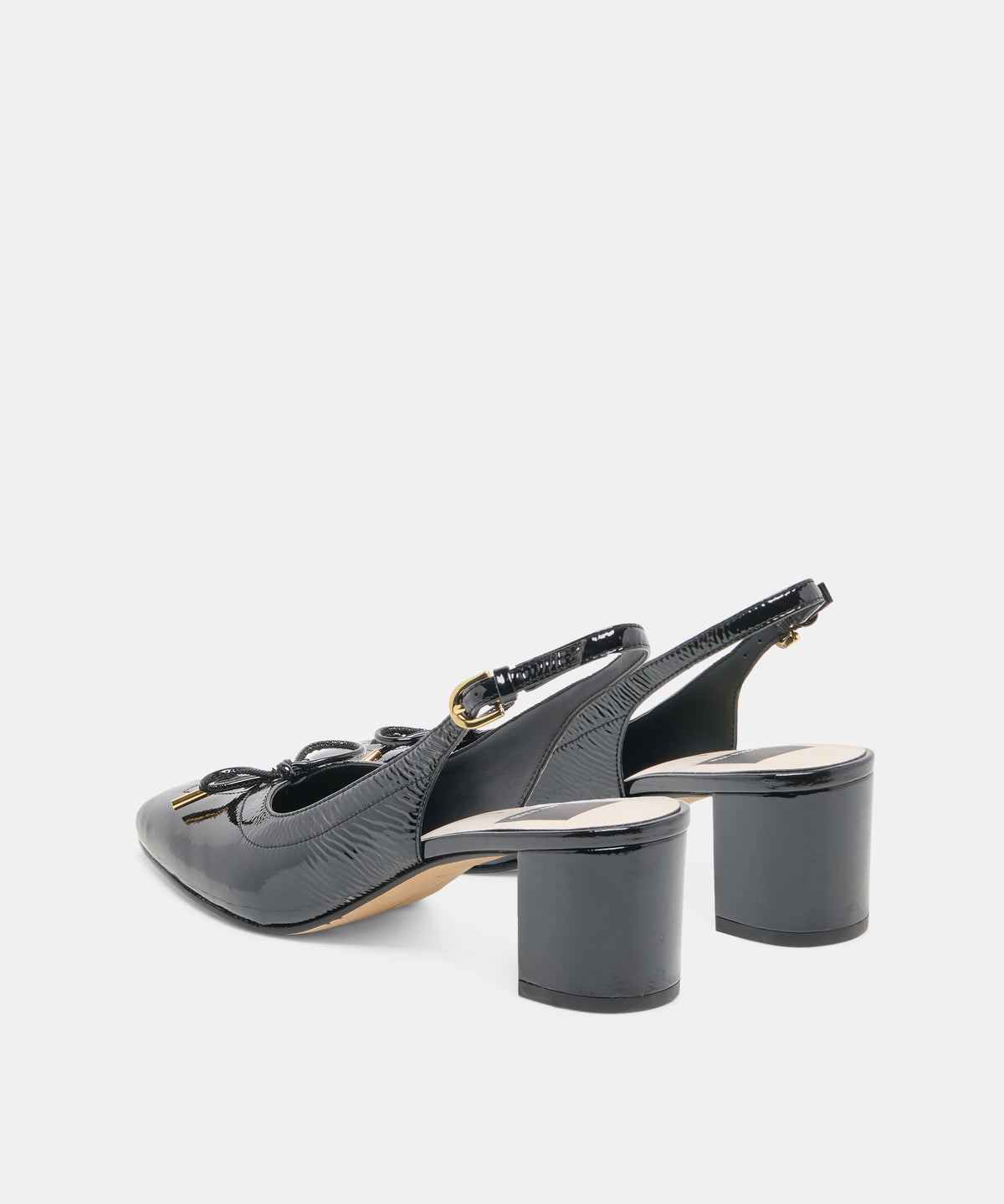 SAYLEE HEELS MIDNIGHT CRINKLE PATENT - view 5