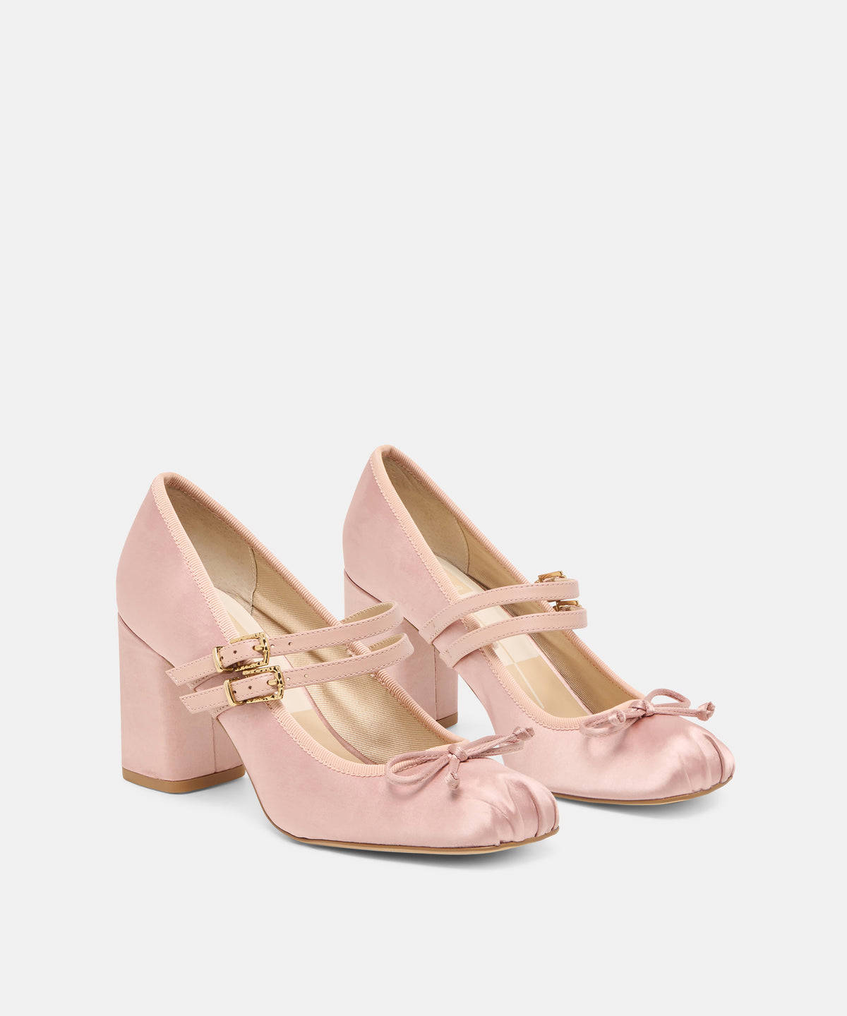 TIARAH HEELS LT BLUSH SATIN - view 2