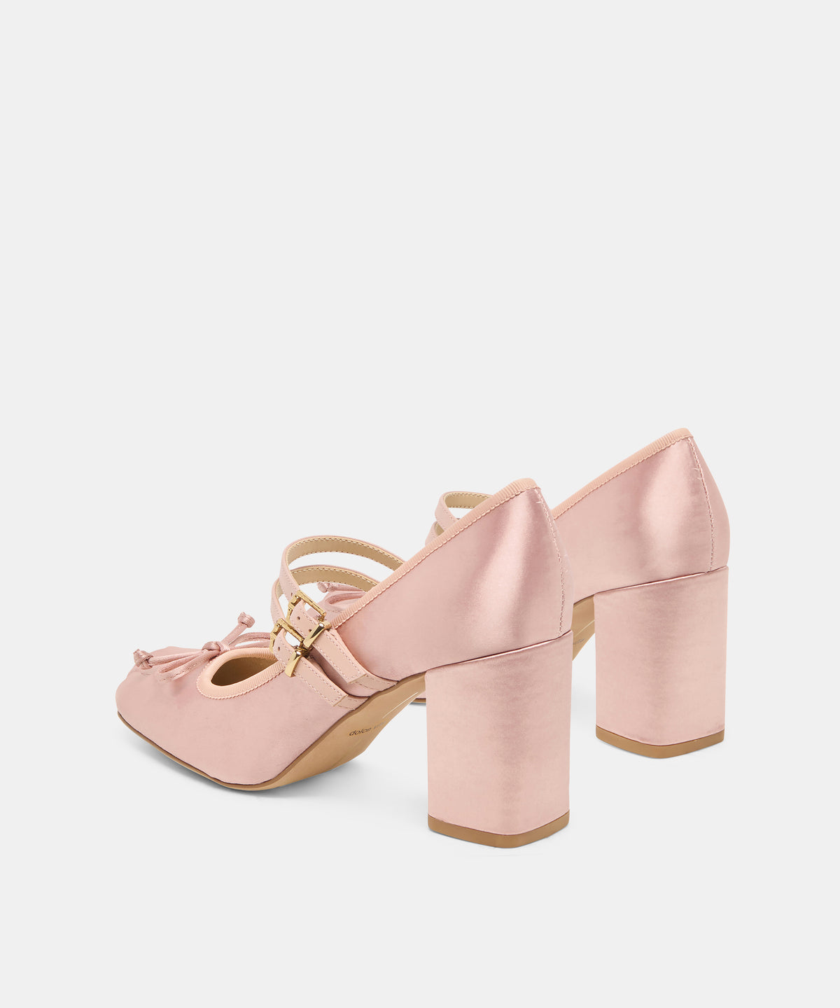 TIARAH HEELS LT BLUSH SATIN - view 4